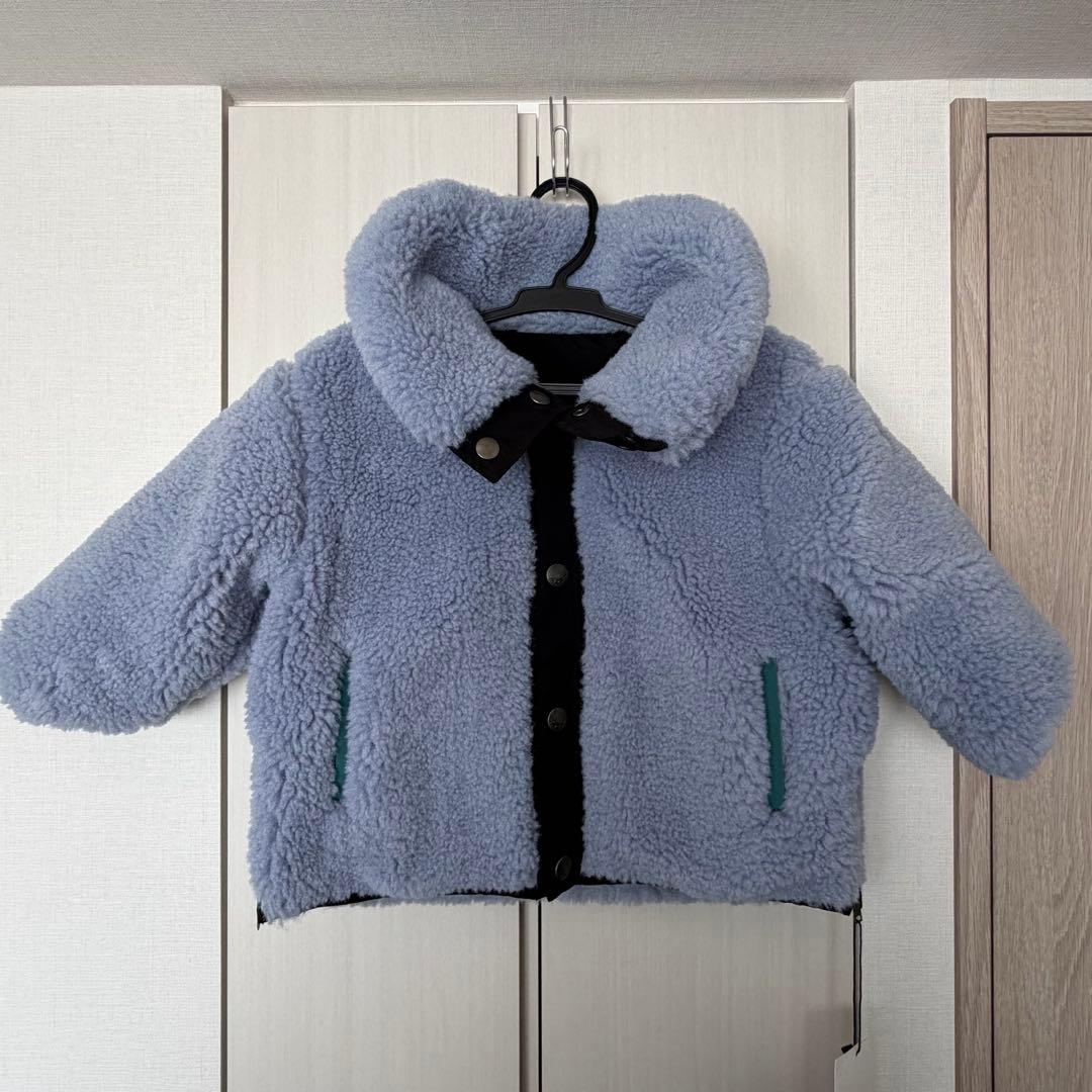 【新品未使用】ポールスミスベビーエコファーリバーシブルブルゾン100cm