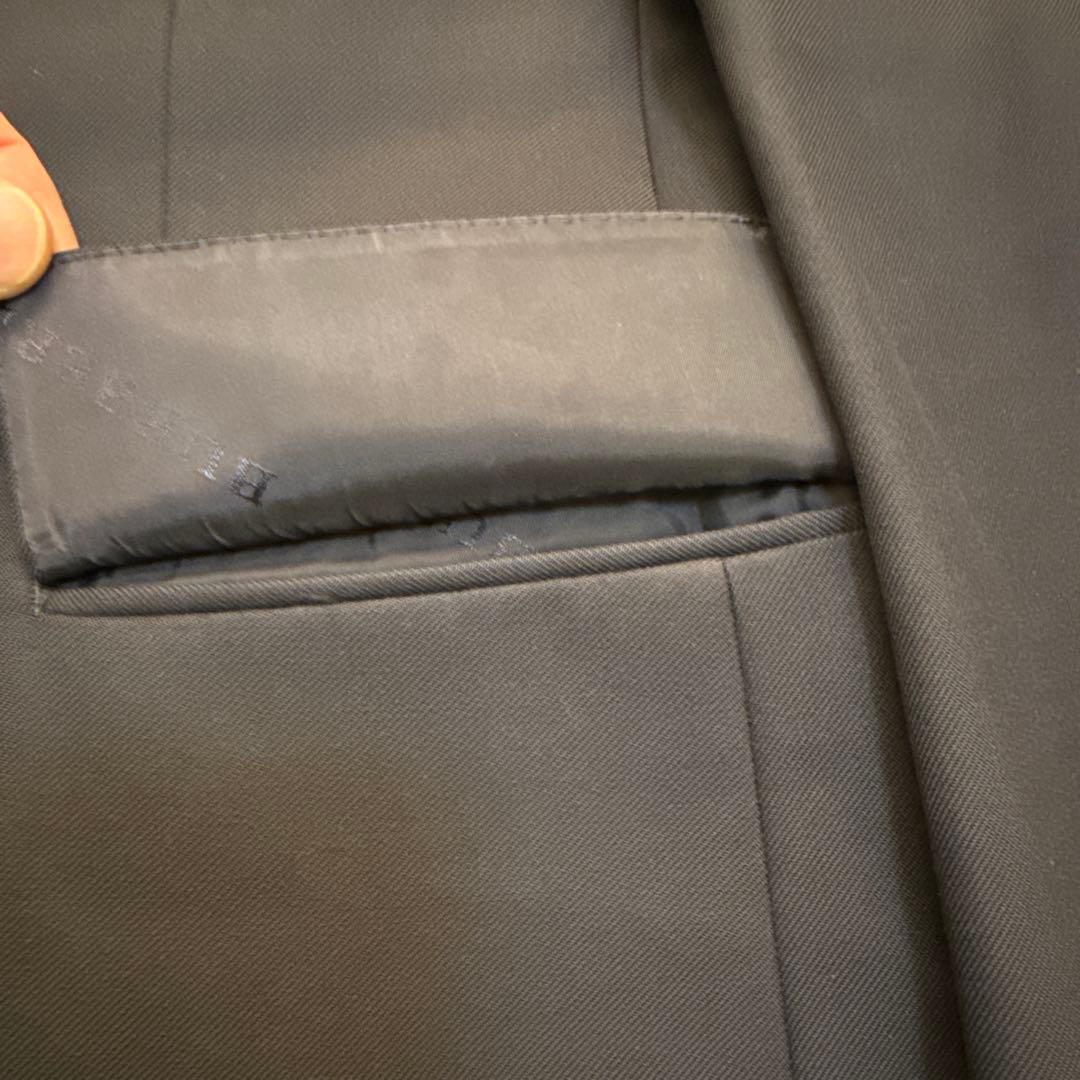 【美品】バーバリーロンドン ブレザー 銀ボタン カシミヤ混 A6