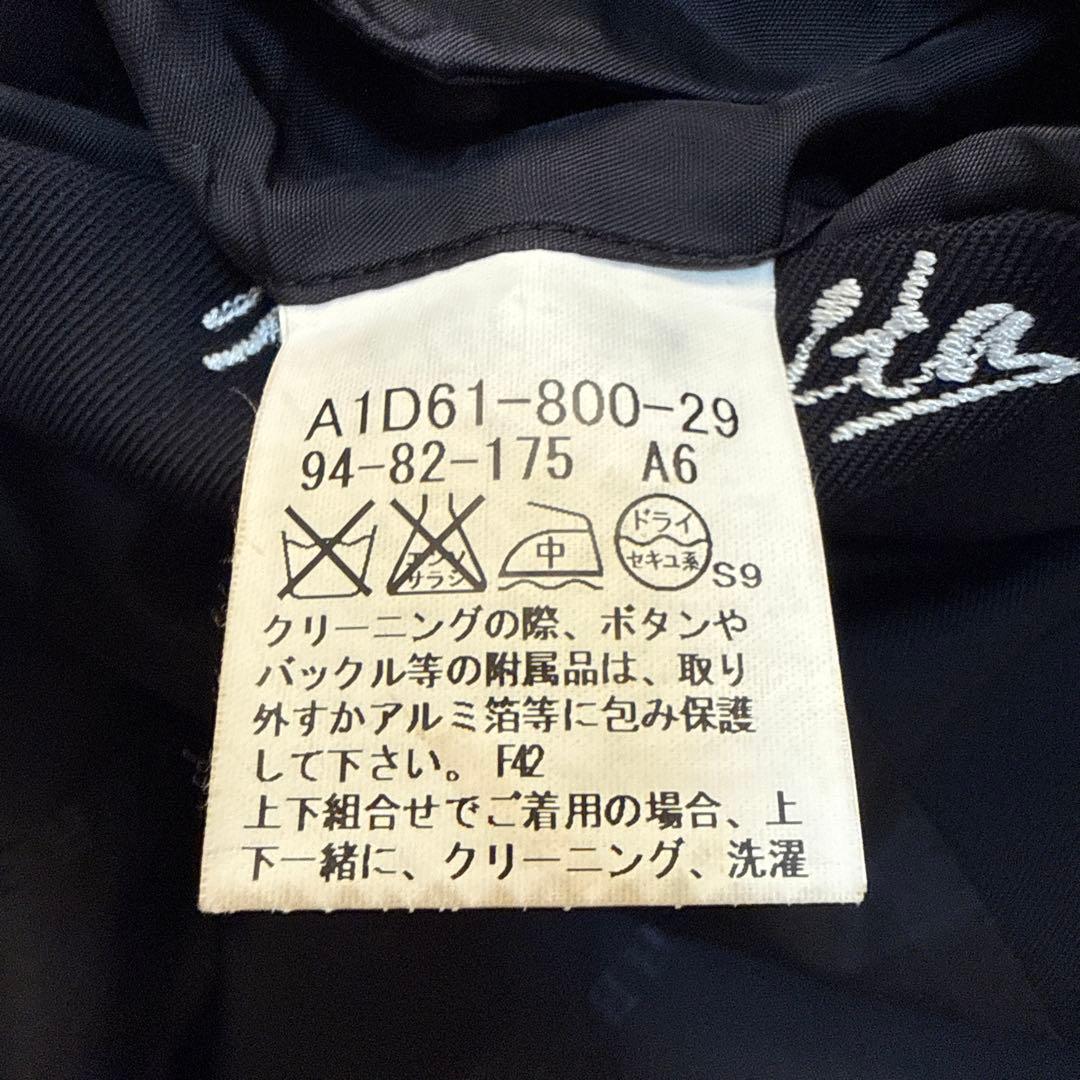 【美品】バーバリーロンドン ブレザー 銀ボタン カシミヤ混 A6