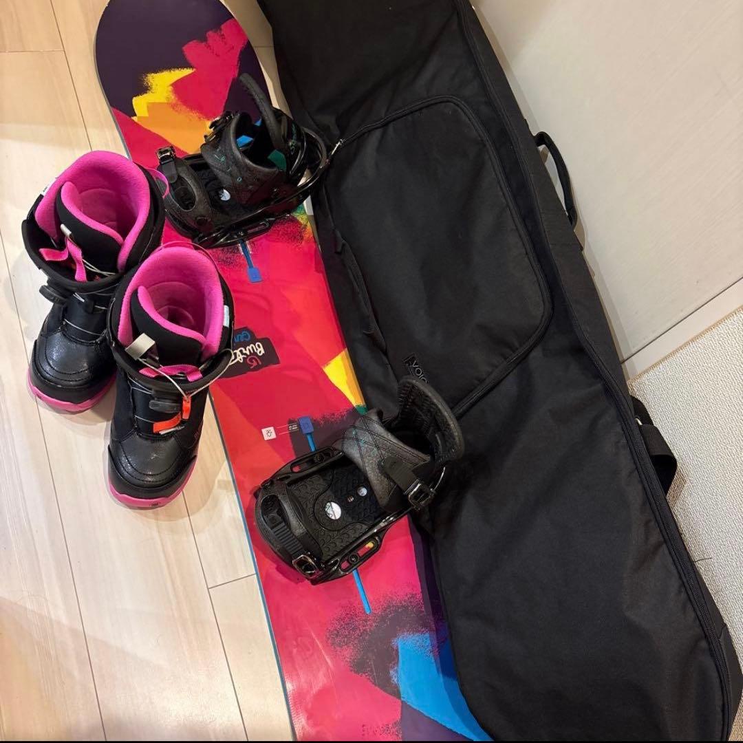 【期間限定お値引】バートン GENIE 142cm スノーボード4点セット