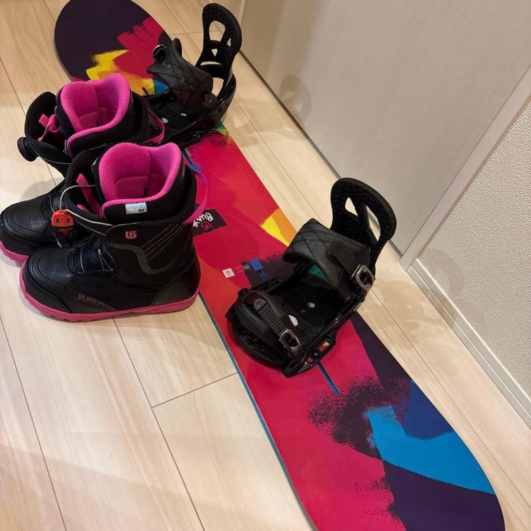 【期間限定お値引】バートン GENIE 142cm スノーボード4点セット