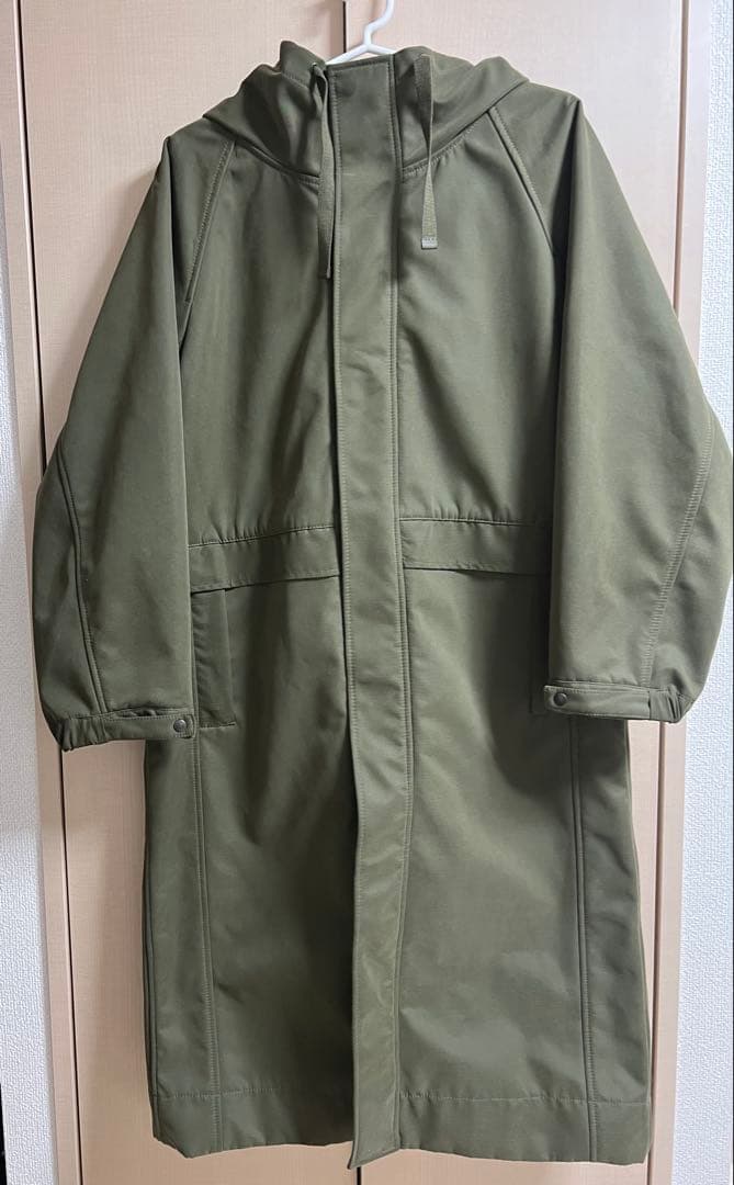 ★美品★spick & span ボンディング フーデッドコート　38