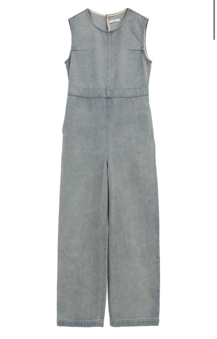 サロペット・オーバーオール・オールインワン CLANE back open denim all in one