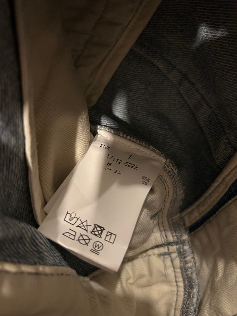 サロペット・オーバーオール・オールインワン CLANE back open denim all in one