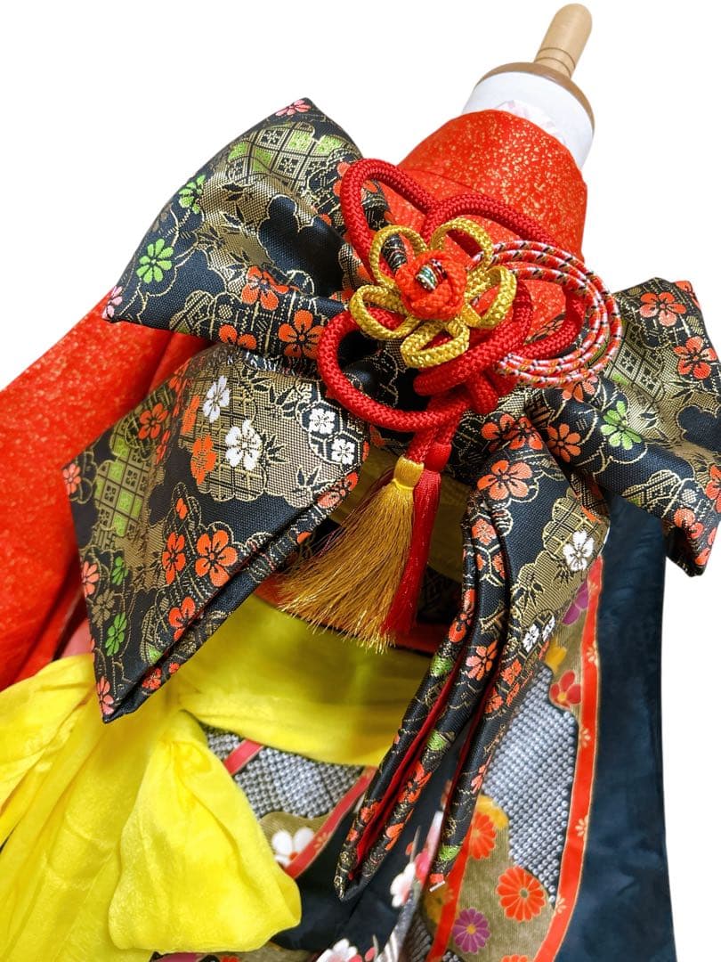 上品なお着物セット♡七五三　7歳　女の子　フルセット　一式　赤　黒