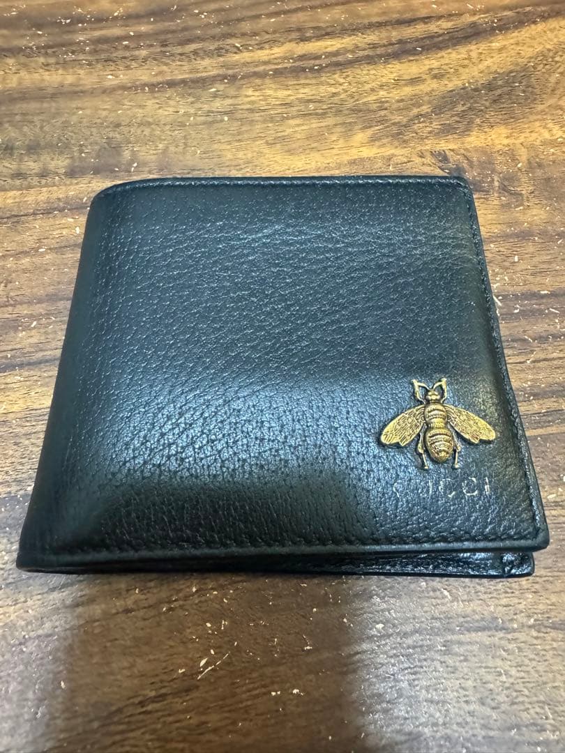 【t】GUCCI 〔アニマリエ〕レザー ウォレット