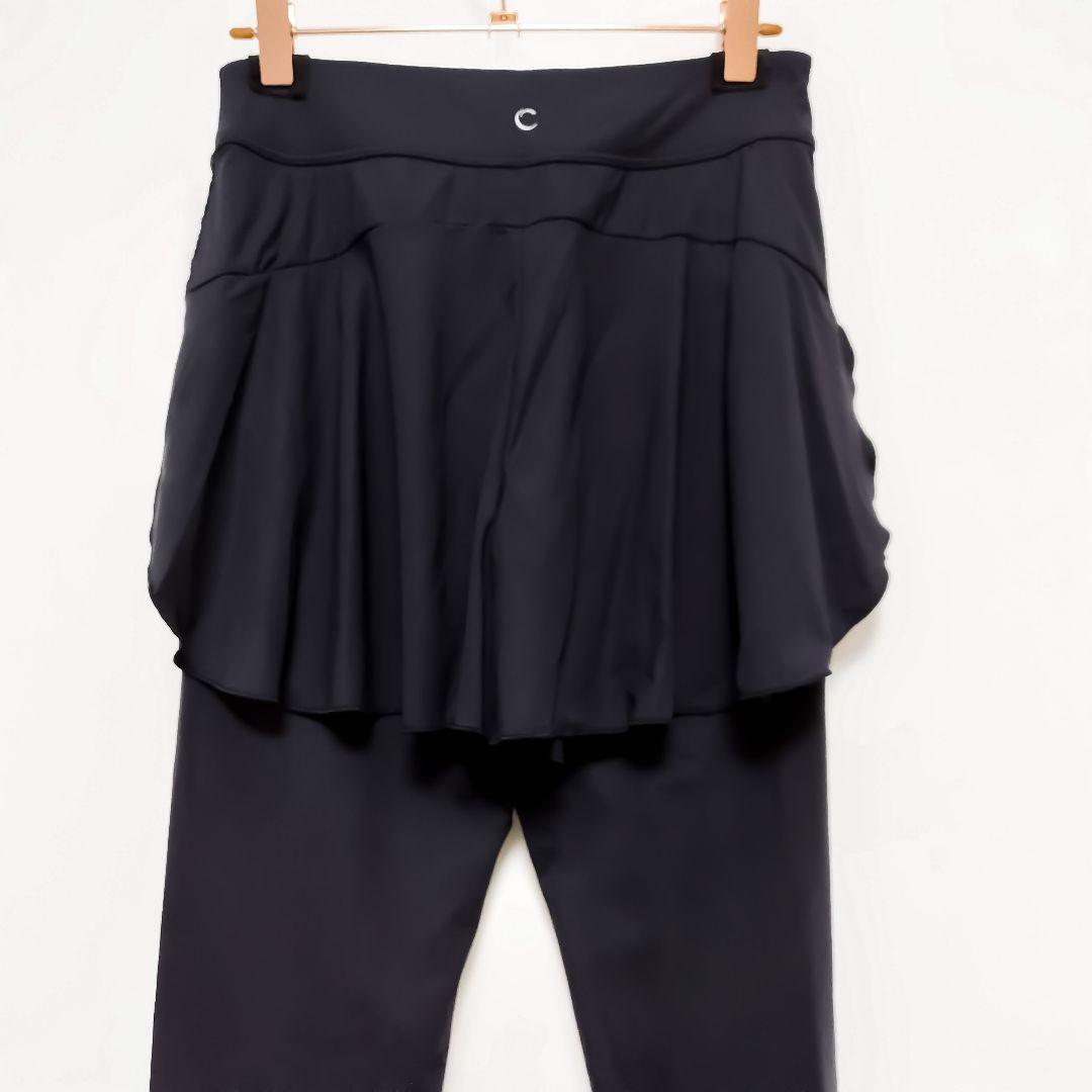 【未使用】チャコット ショートパンツ付きレギンス　黒＊ヨガウェア　バレエ　ダンス