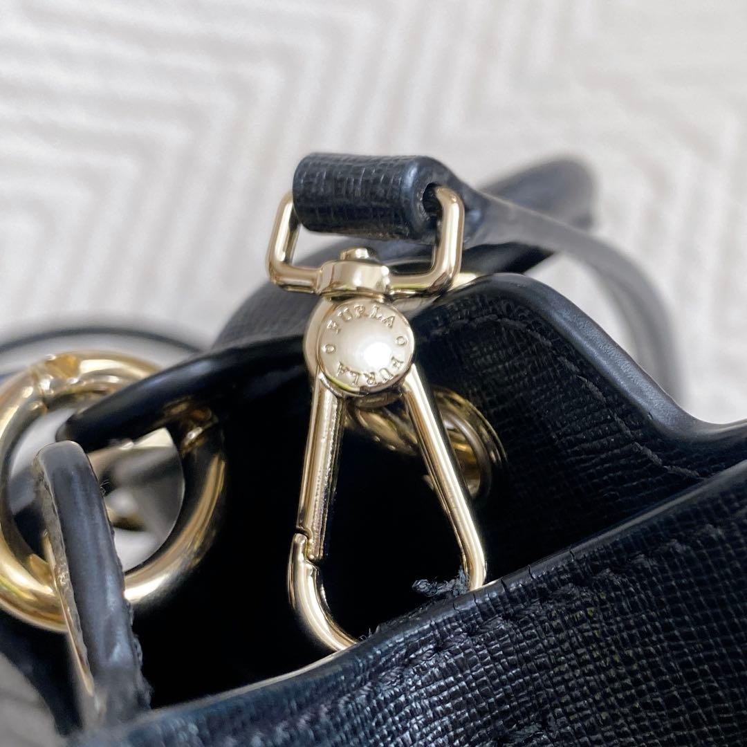 【美品】FURLA ベラ サッチェル 2WAY ショルダー ハンドバッグ