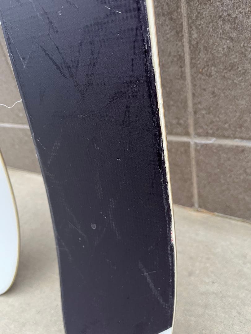 FACTION スキー板 黒 赤 アルパインビンディング付き