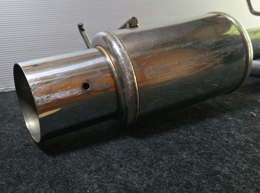 5*4様 MH23S ワゴンR スティングレーターボ　メーカー不明ステンレス砲弾