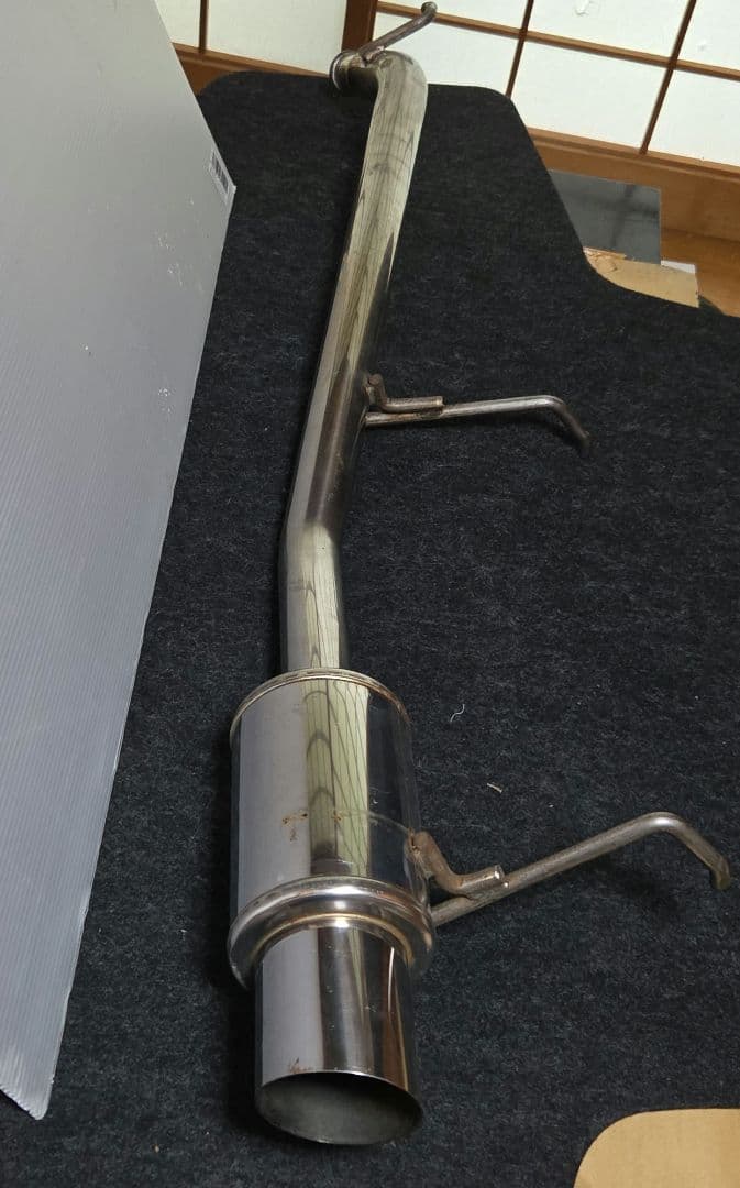 5*4様 MH23S ワゴンR スティングレーターボ　メーカー不明ステンレス砲弾