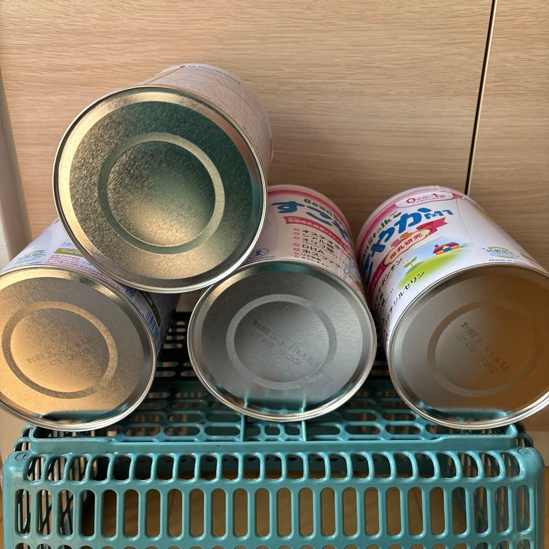 【新品未開封】ビーンスターク すこやか 大缶 800g 4缶 粉ミルク