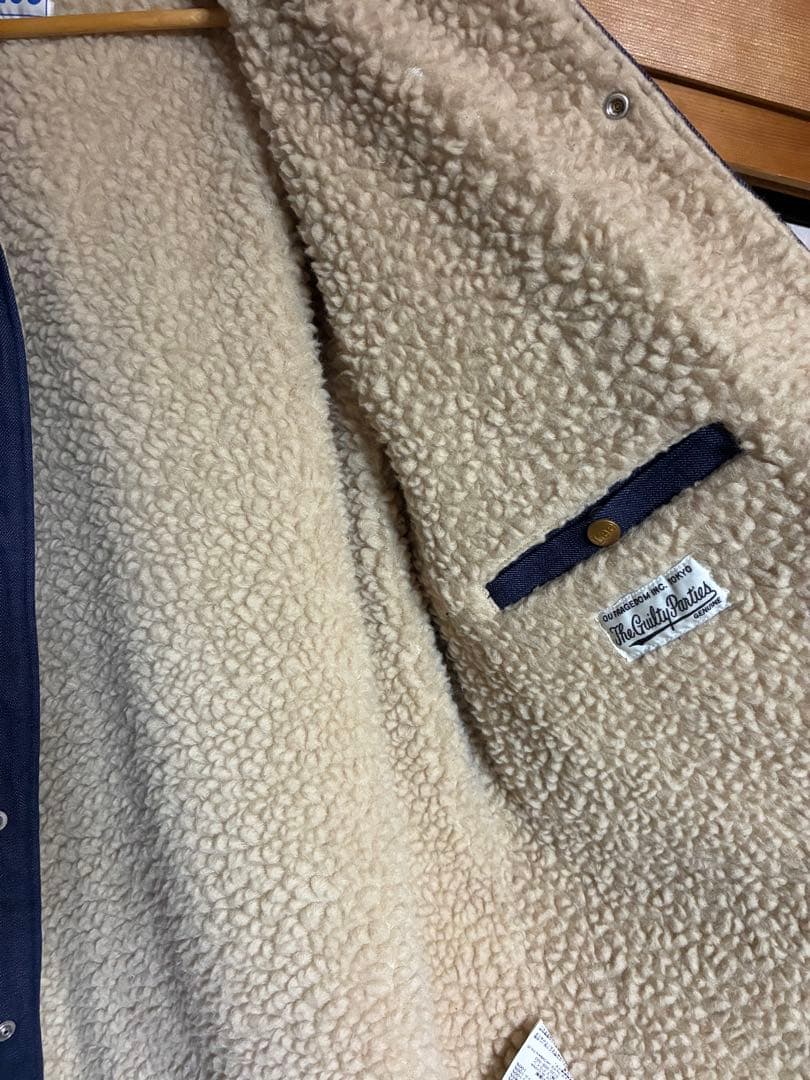 ワコマリア×LEE 裏ボアデニムカバーオール