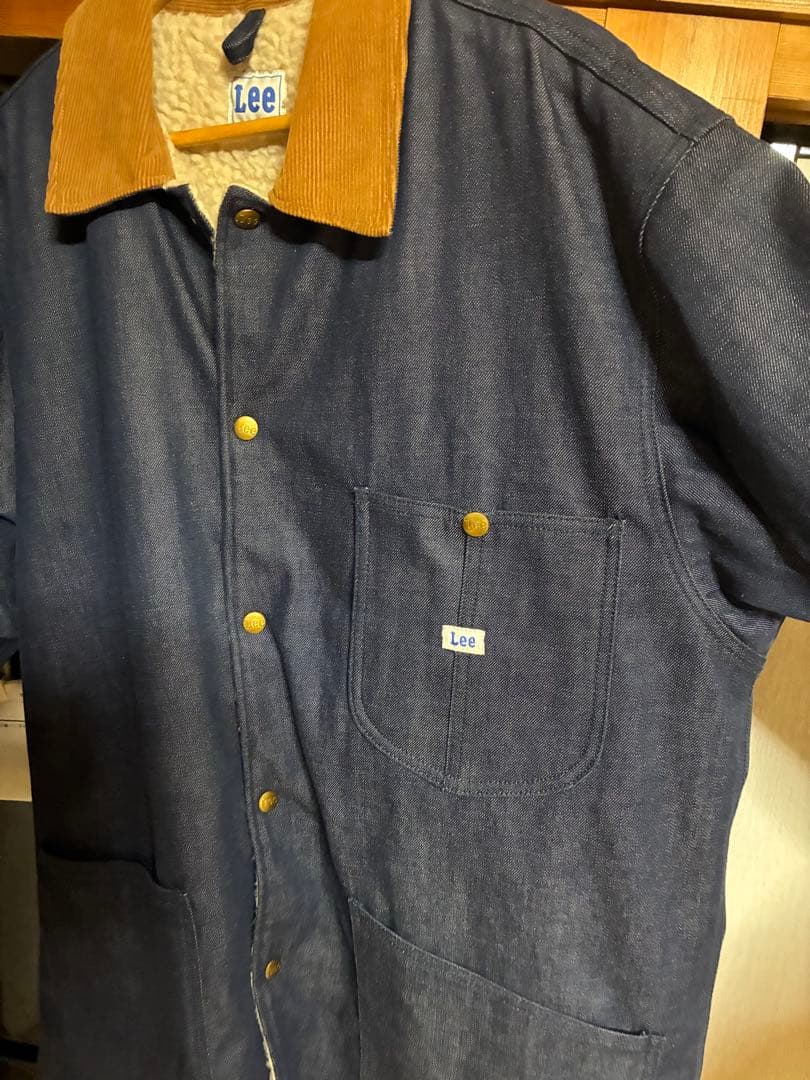 ワコマリア×LEE 裏ボアデニムカバーオール