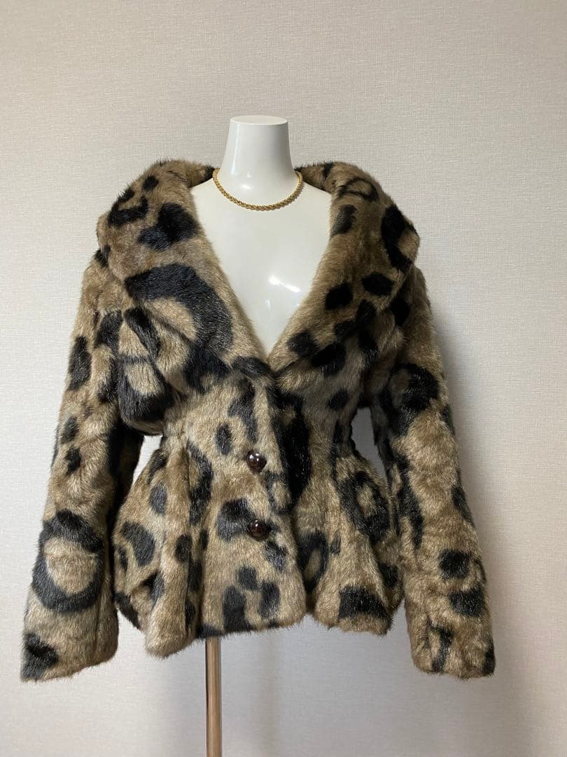 レア alba rosa 平成ギャル アルバローザ レオパード ファーコート