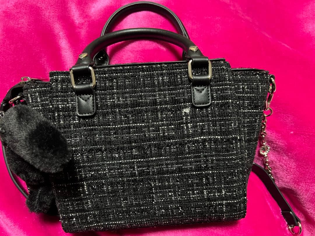 確定ファンサのおまじない ぬいと一緒におでかけBAG（小）　ブラック