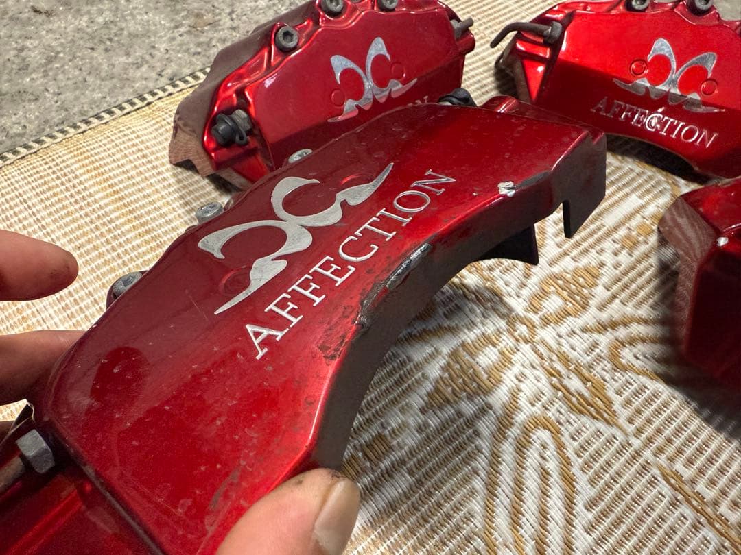 AFFECTION ブレーキキャリパー レッド