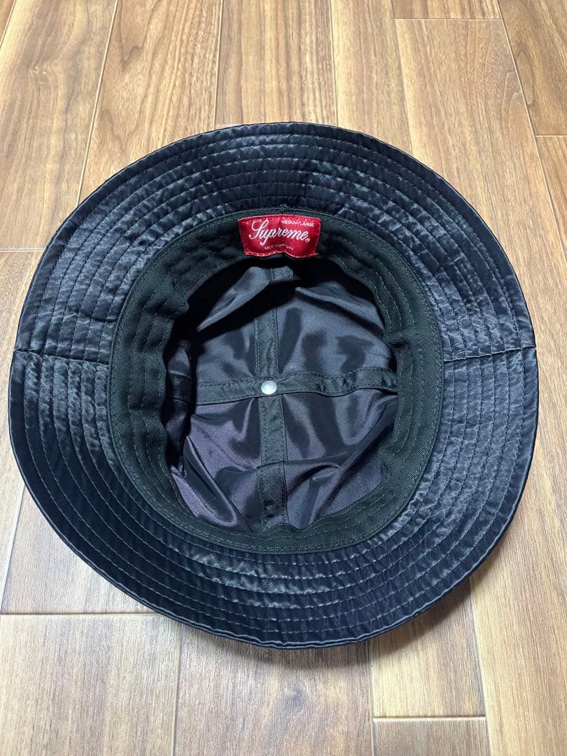 supreme 帽子　バケットハット 黒　ブラック