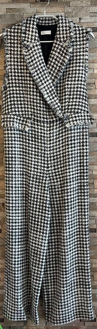 Ballseyハウンドトゥースツイード ジャンプスーツボールジートゥモローランド