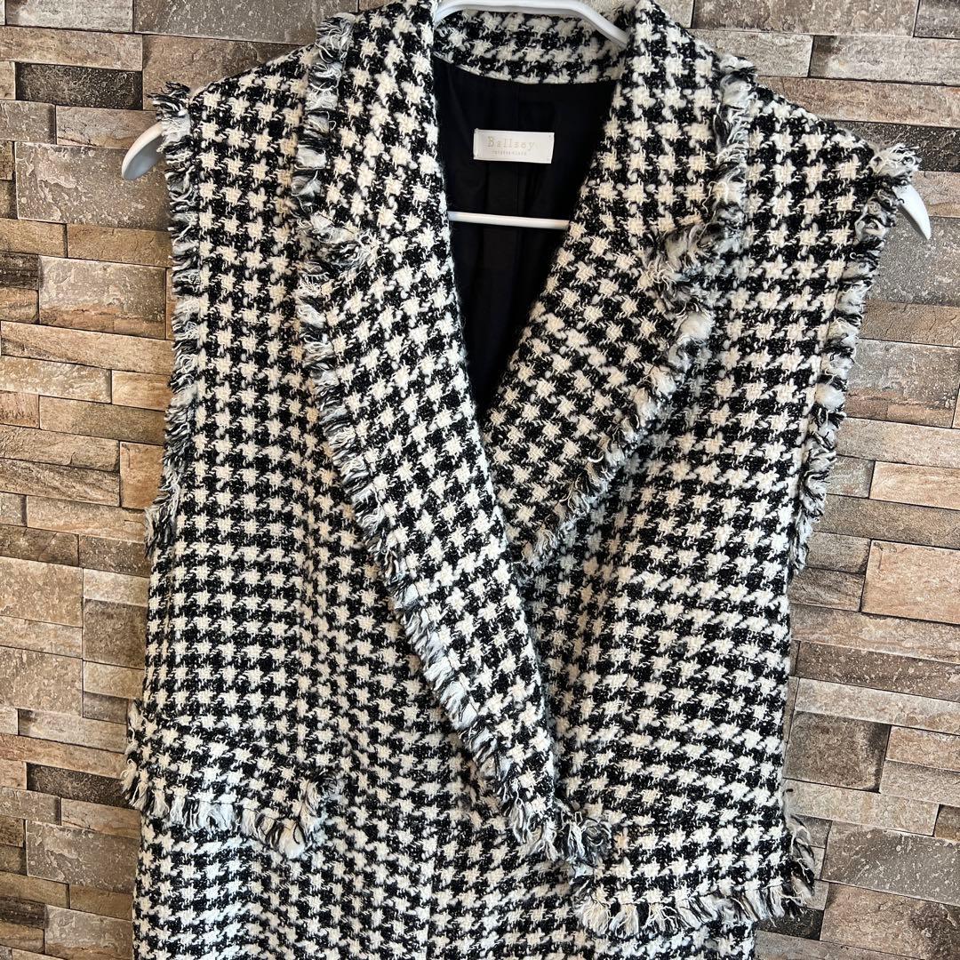 Ballseyハウンドトゥースツイード ジャンプスーツボールジートゥモローランド