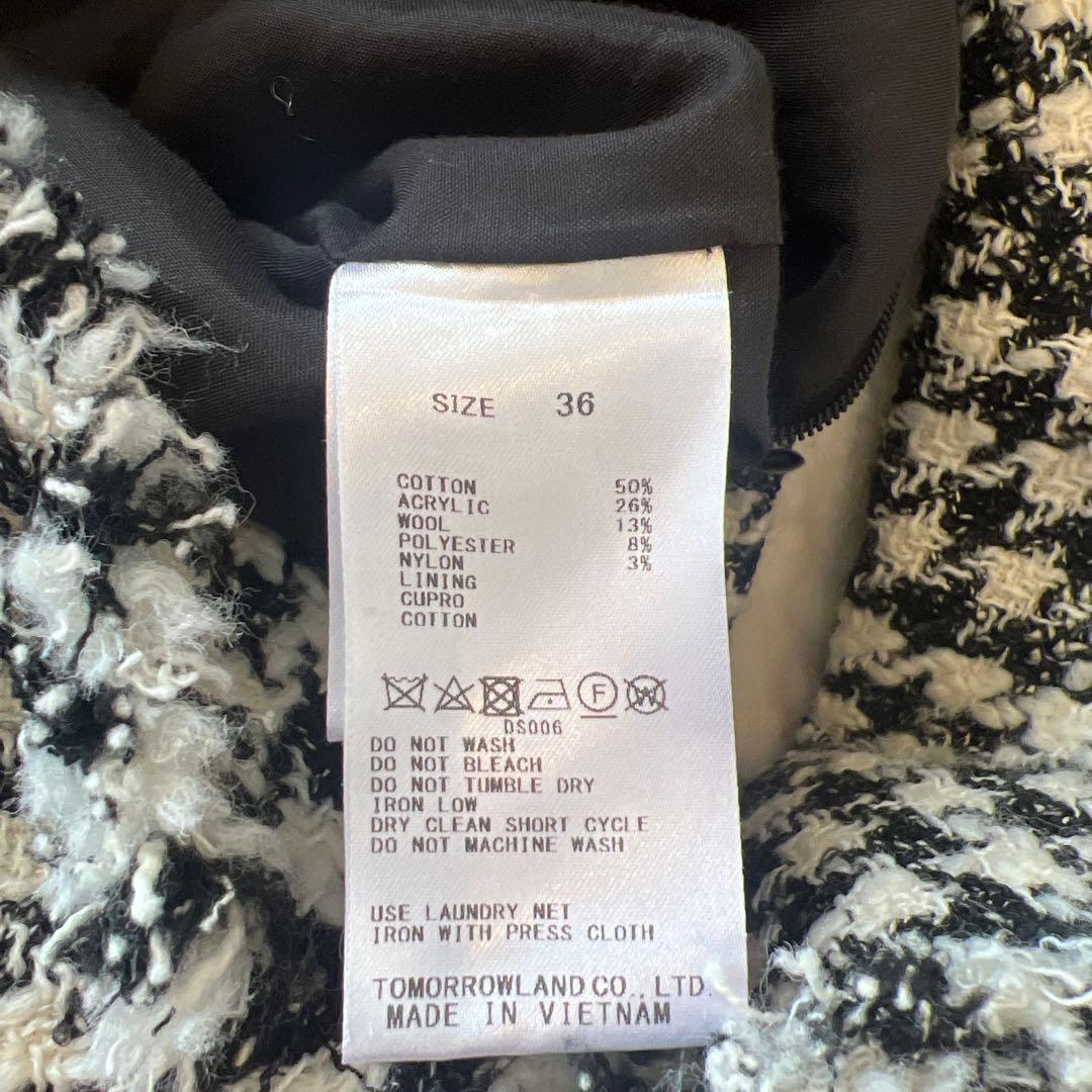 Ballseyハウンドトゥースツイード ジャンプスーツボールジートゥモローランド