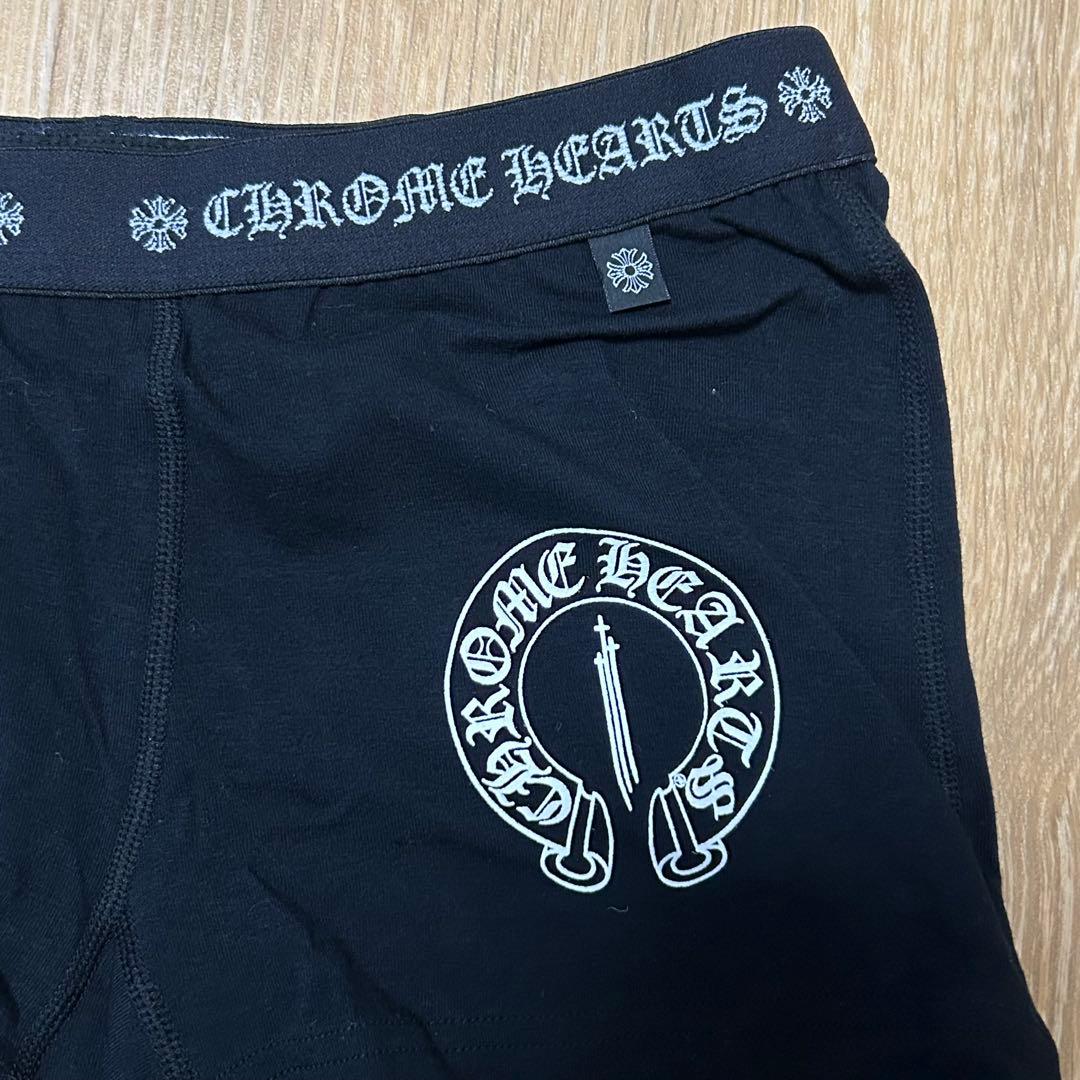 【新品未使用】CHROME HEARTS ブラックボクサーパンツ