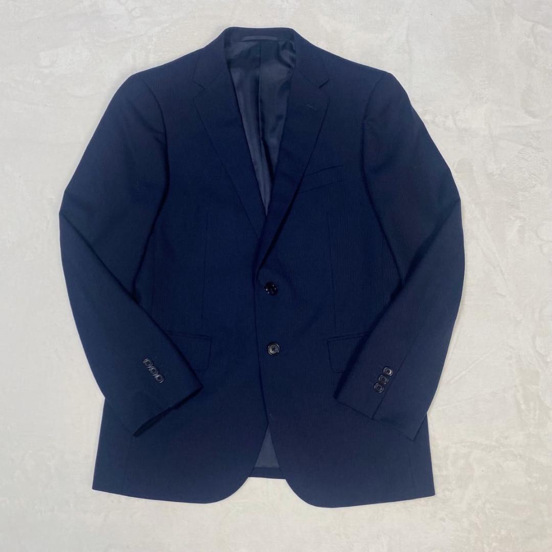ユナイテッドアローズ スーツ セットアップ ストライプ ネイビー