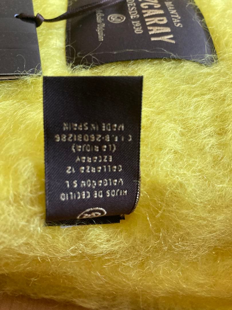 MANTAS EZCARAY モヘアブランケット