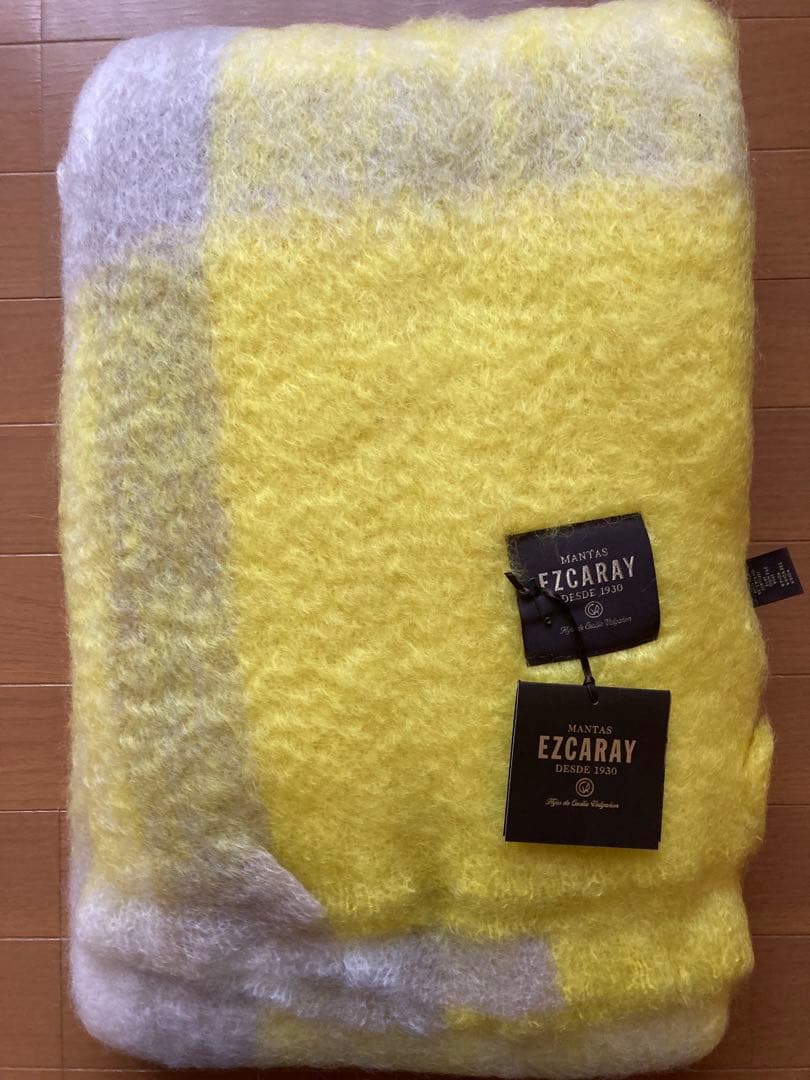 MANTAS EZCARAY モヘアブランケット