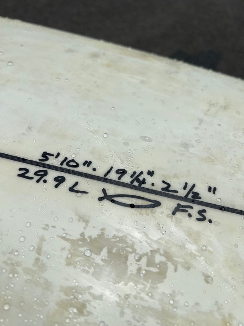 ALMERRICK FREDSTUBBLEショートボード 5'10\" 29.9L