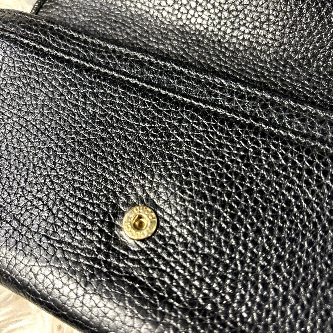 s*3様 ✨美品✨グッチ✨GUCCI 長財布　ソーホー ブラック　インターロッキ