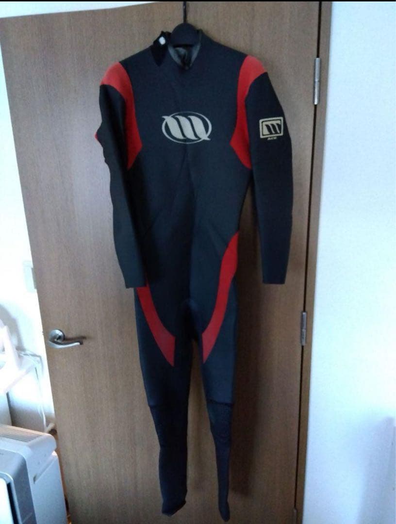 WEST フルスーツ ウェットスーツ 黒/赤