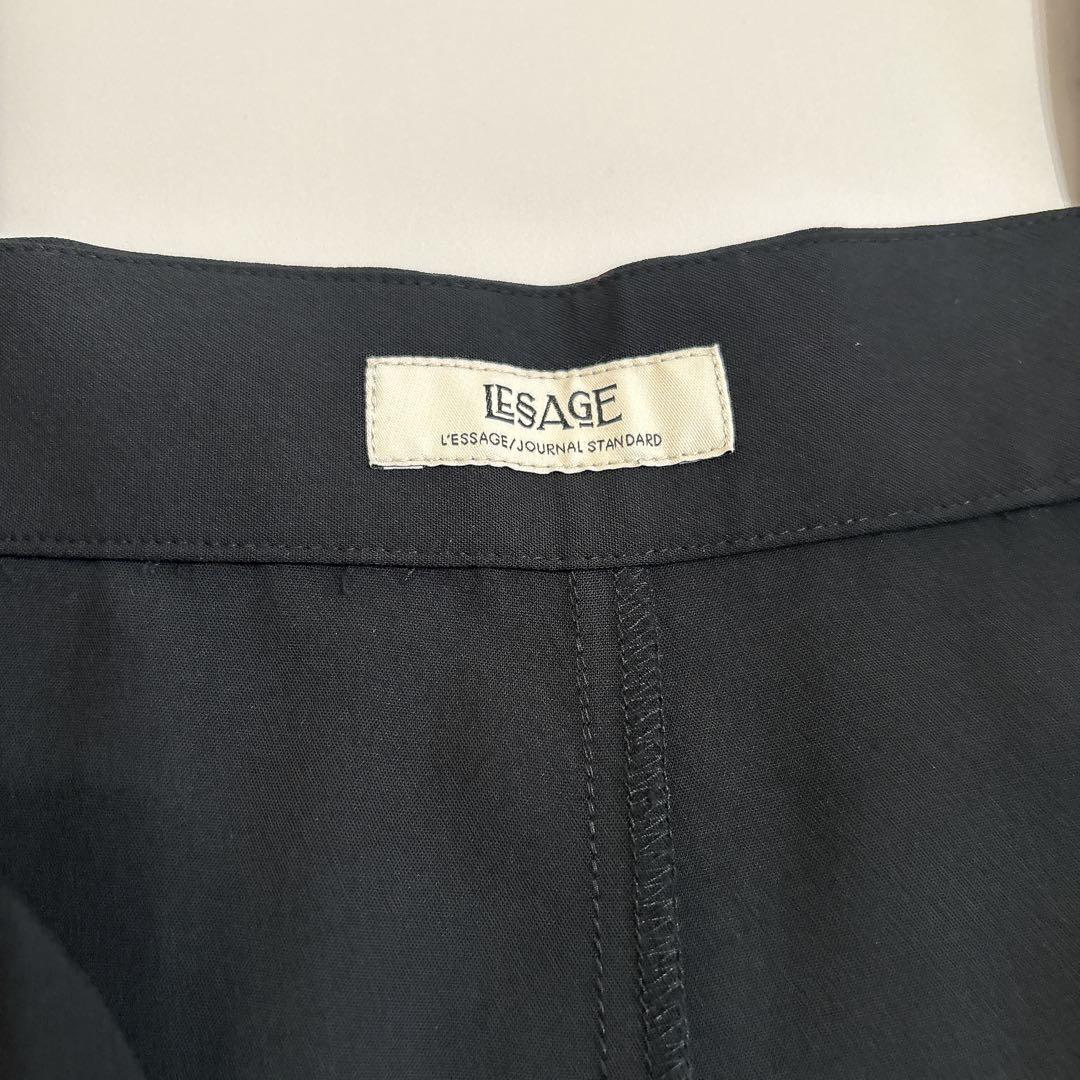 ジャーナルスタンダードレサージュ ライトトロサスペンダーパンツ ブラック 36