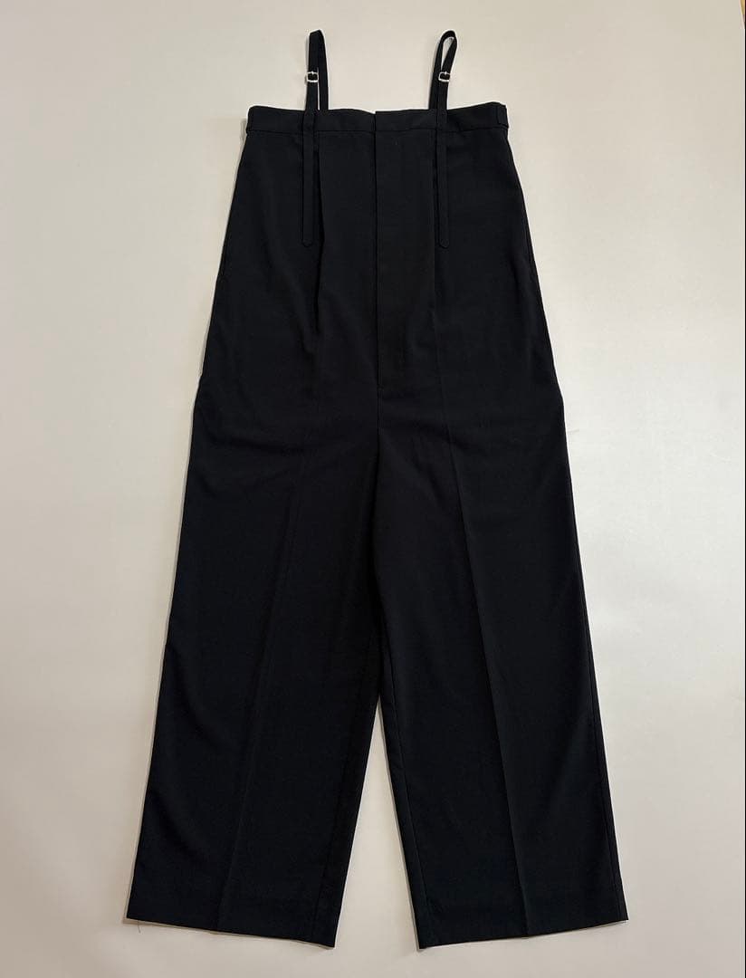 ジャーナルスタンダードレサージュ ライトトロサスペンダーパンツ ブラック 36
