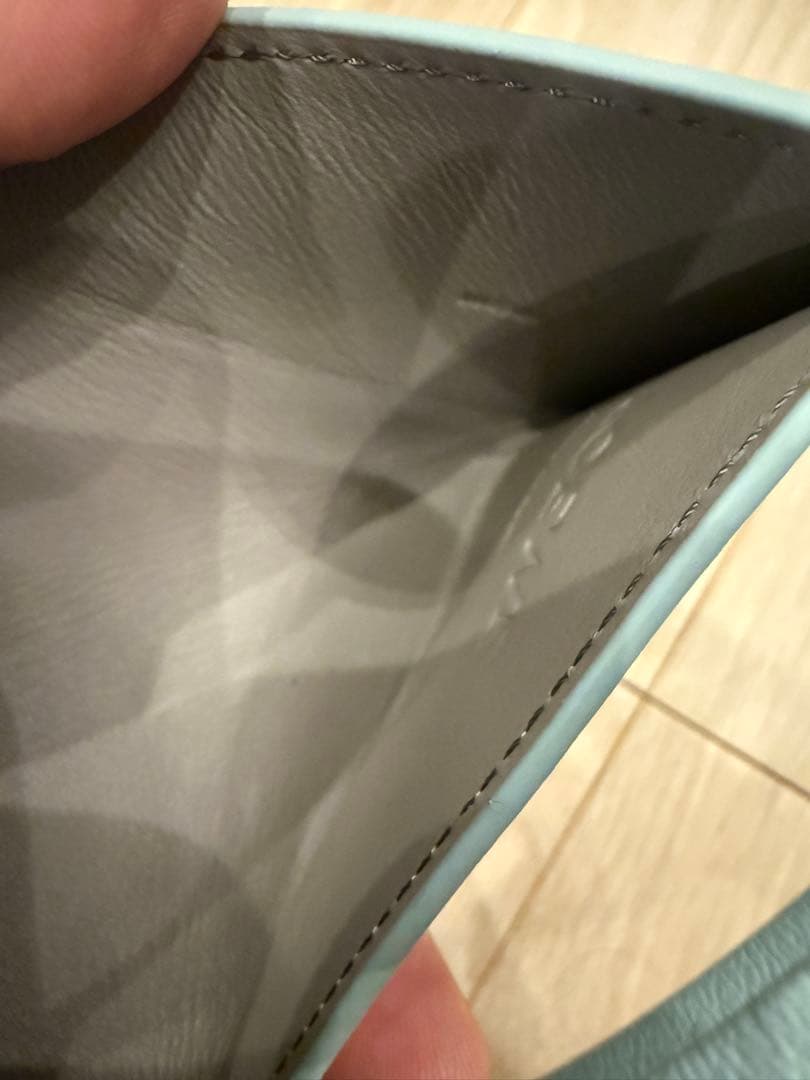 ロエベ LOEWE パズル フォルド チャーム 新品未使用 水色