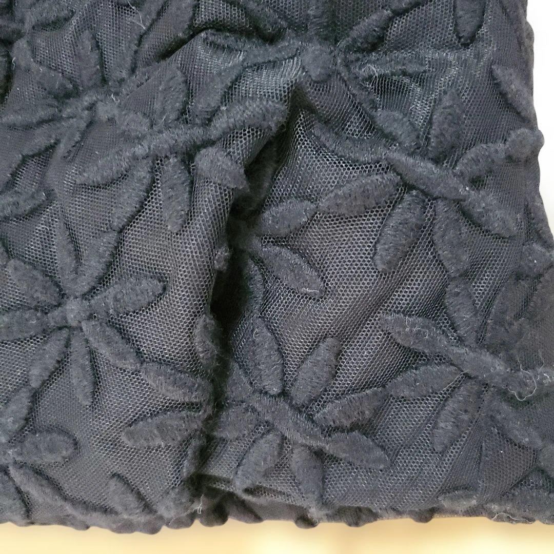 COMME des GARCONS 刺繍ダウンジャケット 黒