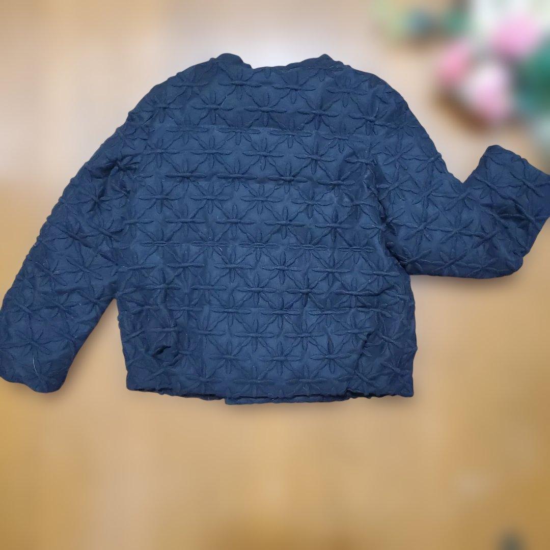 COMME des GARCONS 刺繍ダウンジャケット 黒