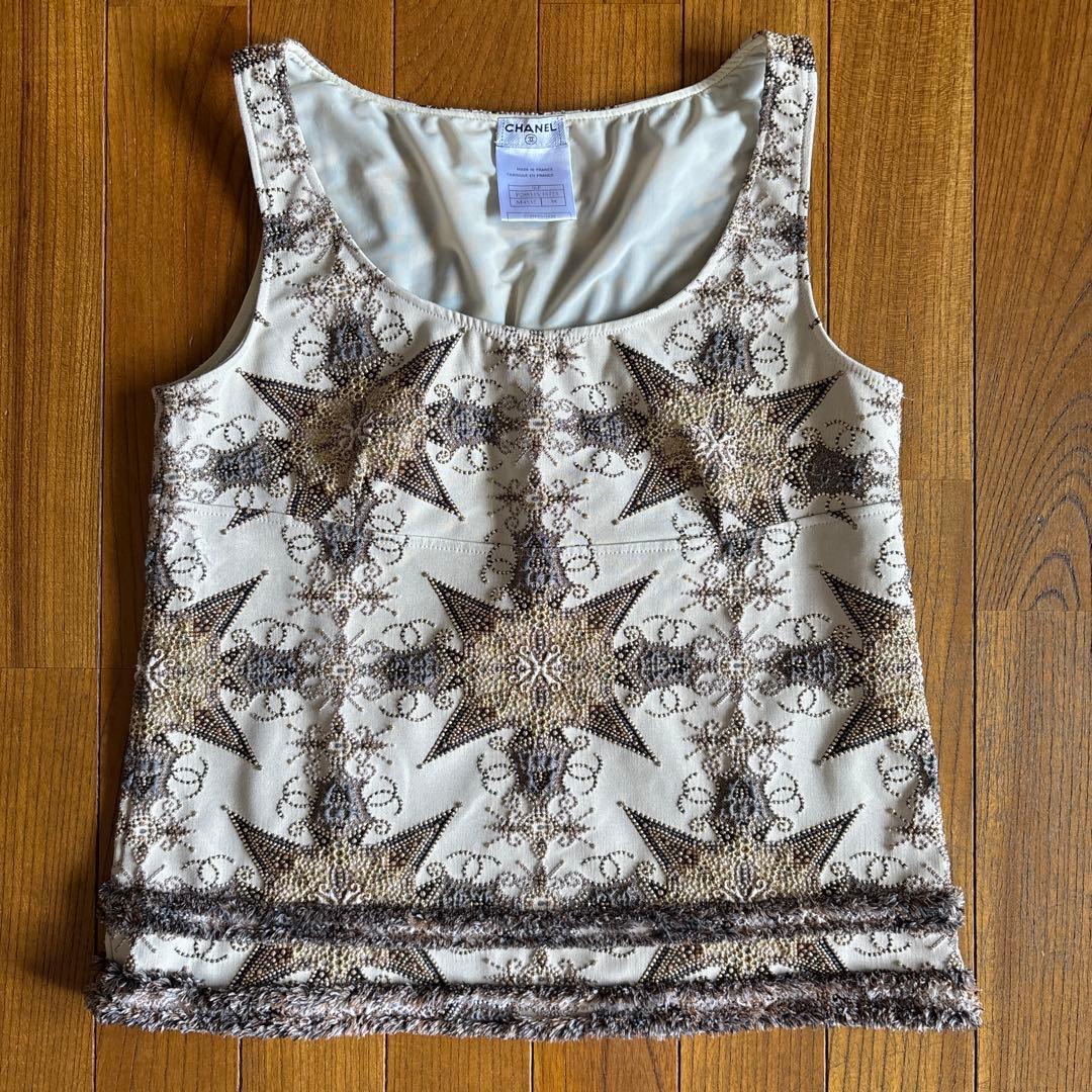 CHANEL 星柄 タンクトップ