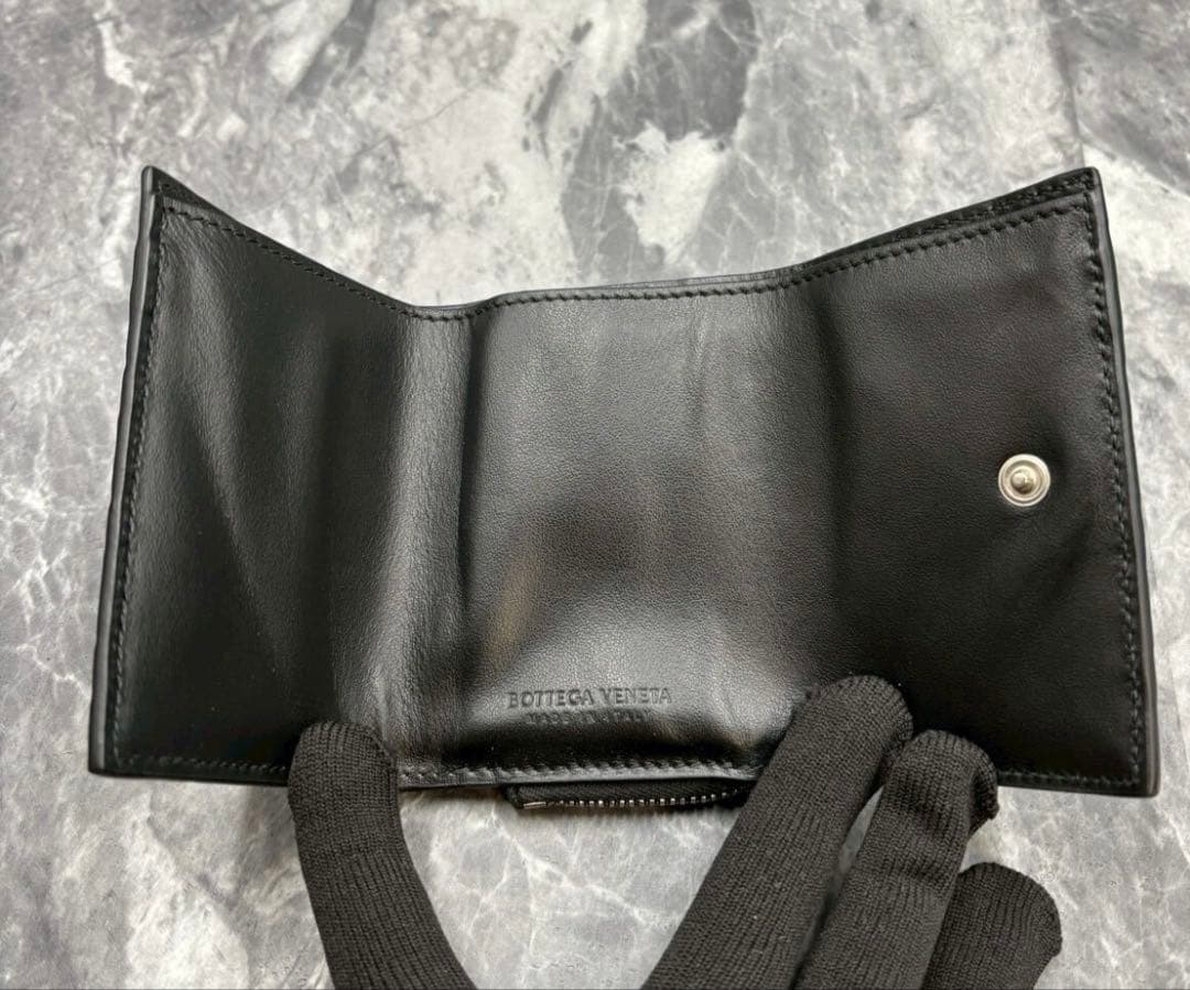 最終値下げ‼️【極美品】 BOTTEGA VENETA 三つ折り財布