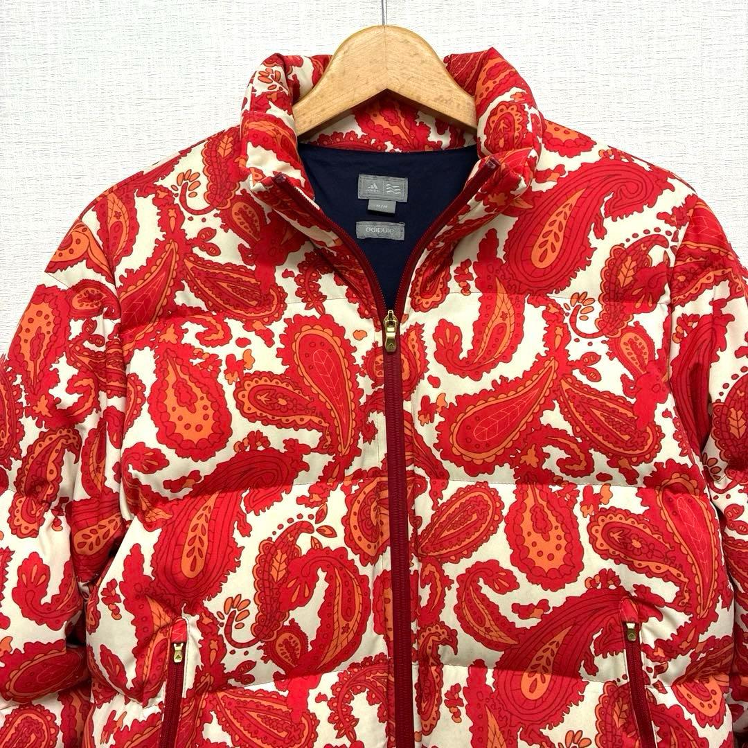 アディダス　adiqure ゴルフ　ペイズリー　ダウンジャケット　テーラーメイド