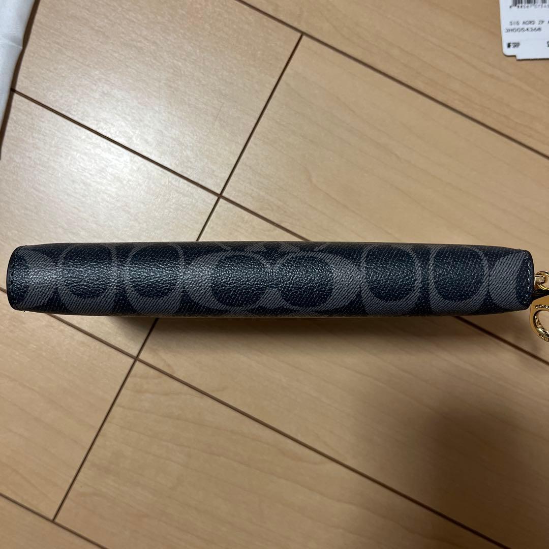 COACH ブルー長財布