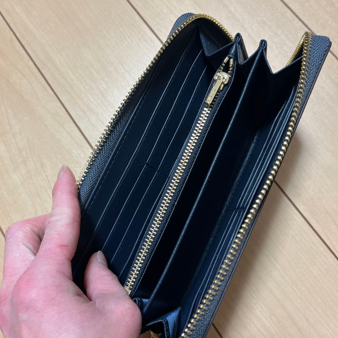 COACH ブルー長財布