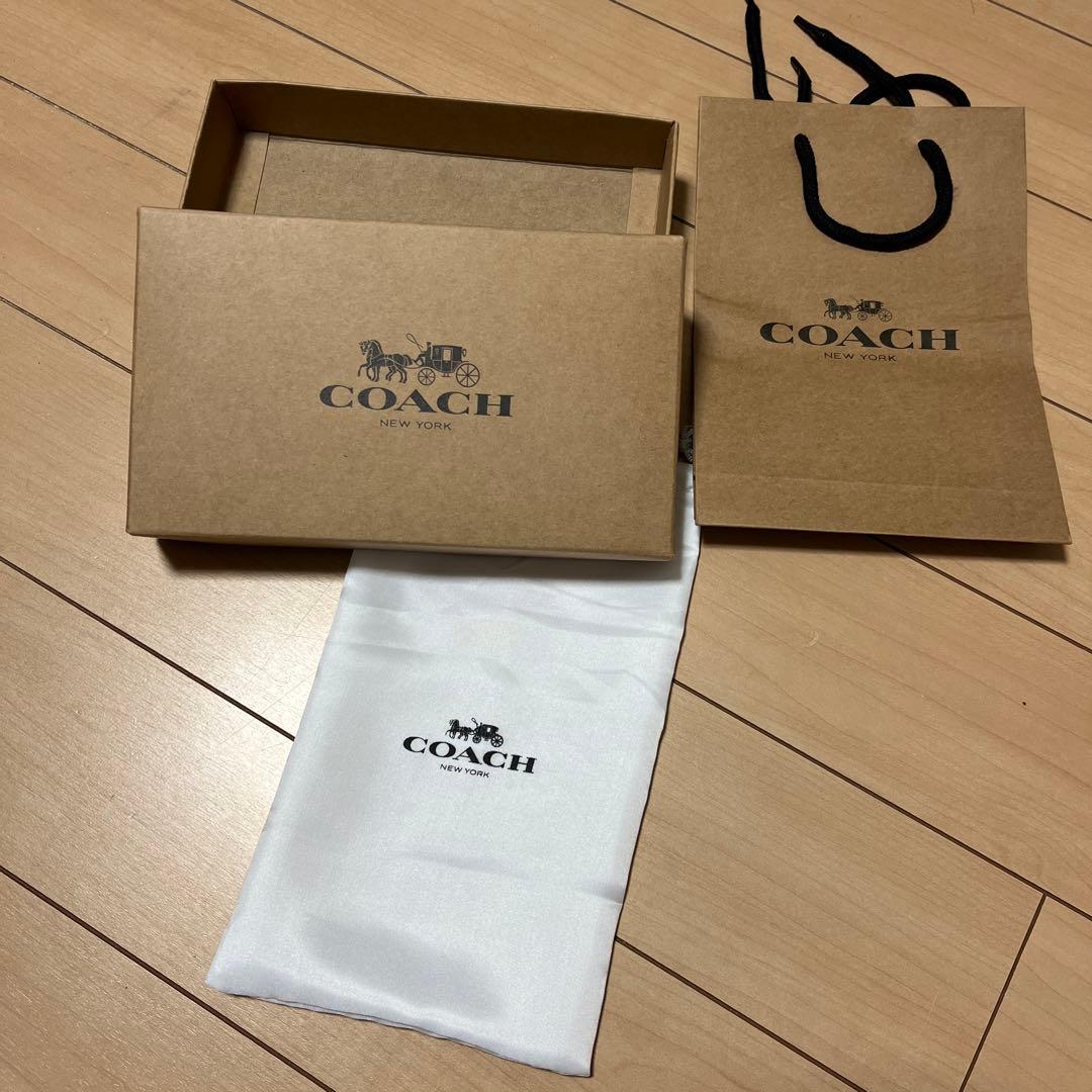 COACH ブルー長財布