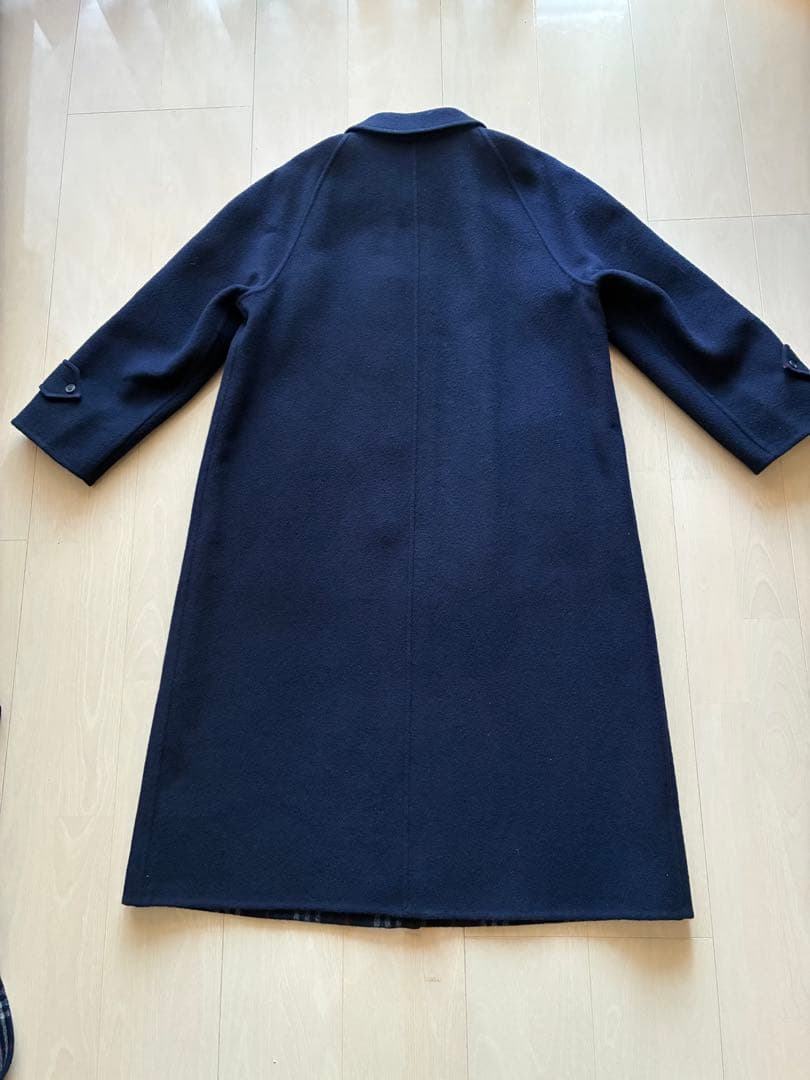 BURBERRY リバーシブル 80sヴィンテージ ウール ロングコート