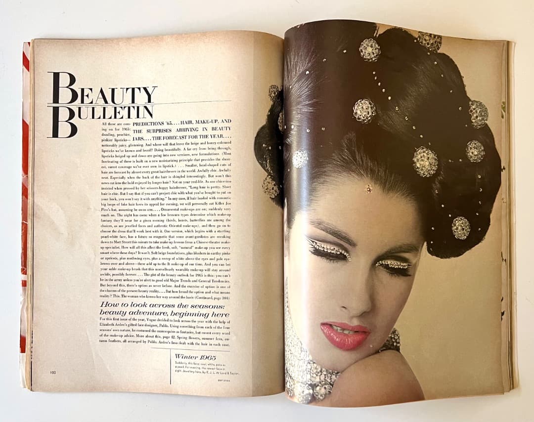 VOGUE JANUARY 1965年 ヴォーグ 希少【ヴィンテージ雑誌】