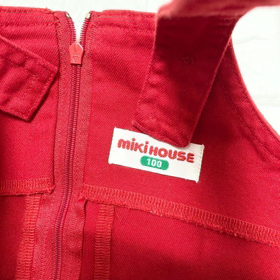 ミキハウス 100 ぬいぐるみ ワンピース レトロ オールド ビンテージ レア物