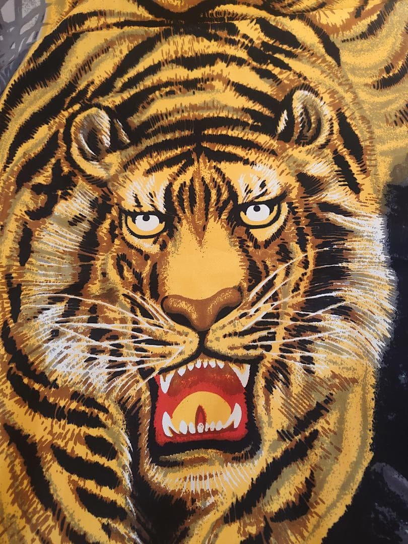 ●掘り出し物●写真映え　高価訳あり希少品●　五月人形　龍虎のぼり旗