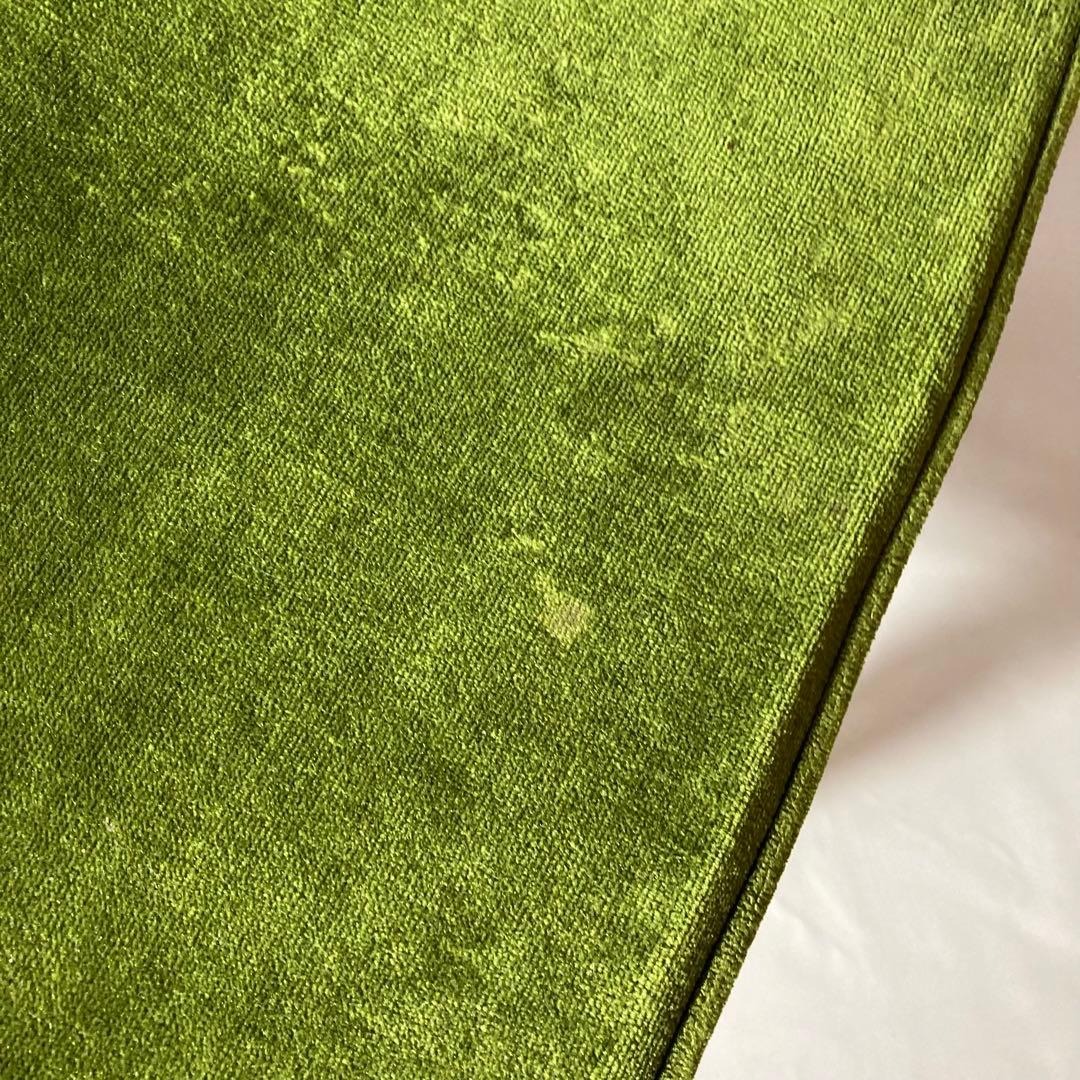 NAGANOINTERIOR 椅子 チェア vintage ベロア緑　2個セット