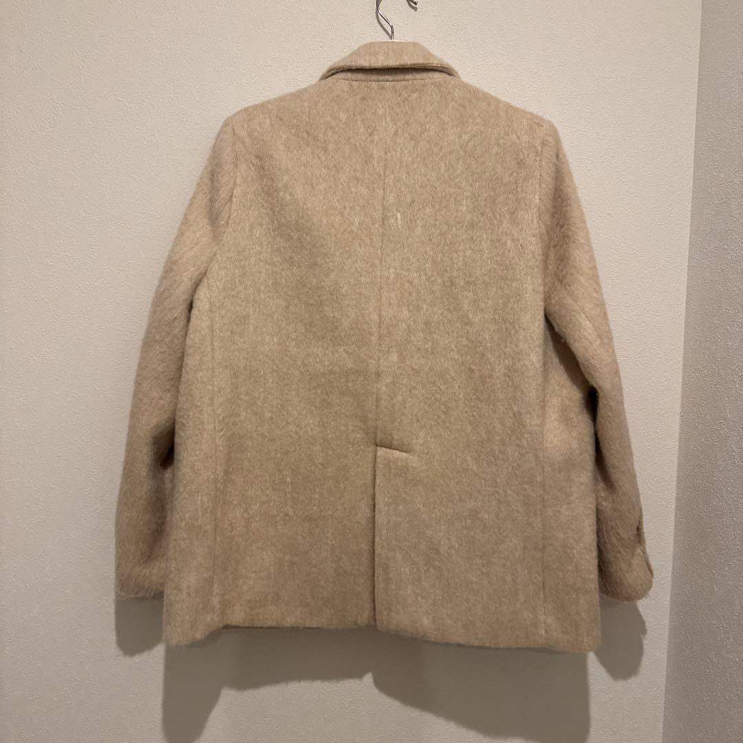 basement onlineモヘアシャギージャケットコート