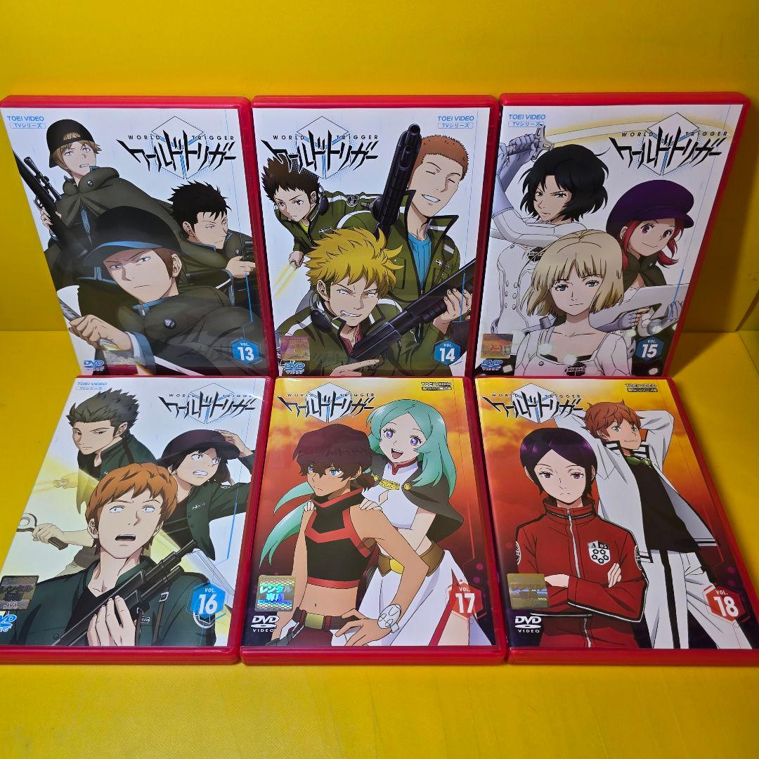 ※あまつき様　6枚ケースに入れ替え　ワールドトリガー DVD 1期 全24巻
